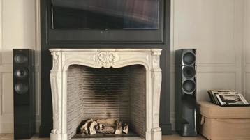 Kef R5 zwart incl fronts beschikbaar voor biedingen