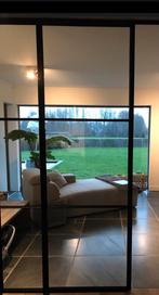 Gezellige lounge zetel op maat gemaakt. Mooi zandkleur, Huis en Inrichting, Zetels | Zetels, Ophalen, Zo goed als nieuw