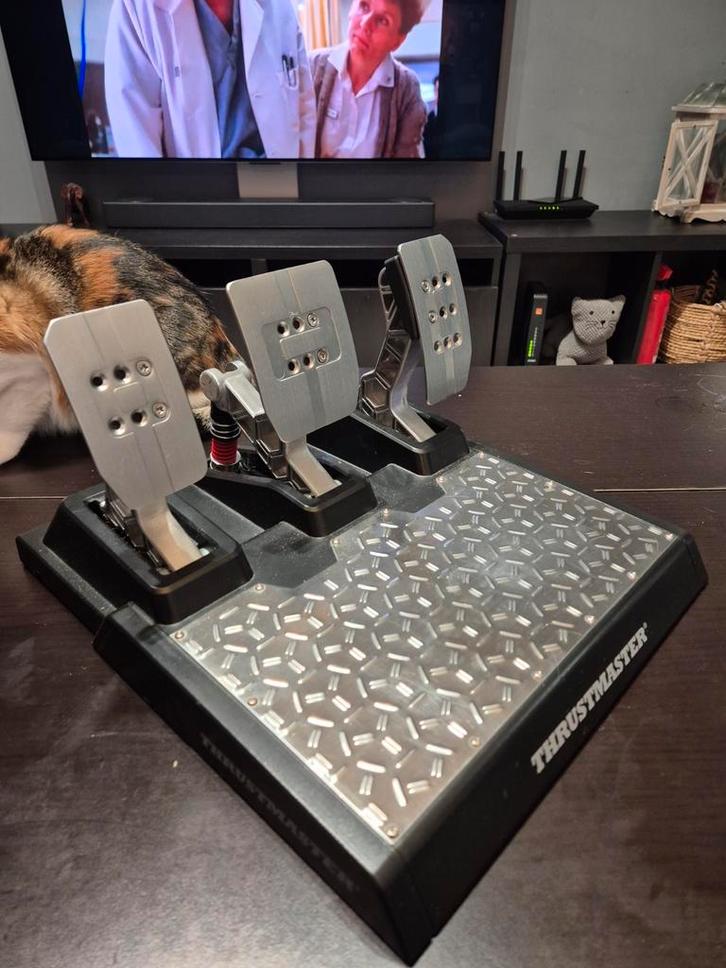 Pédalier simracing thrustmaster t-lcm, Informatique & Logiciels, Joysticks, Utilisé, Enlèvement