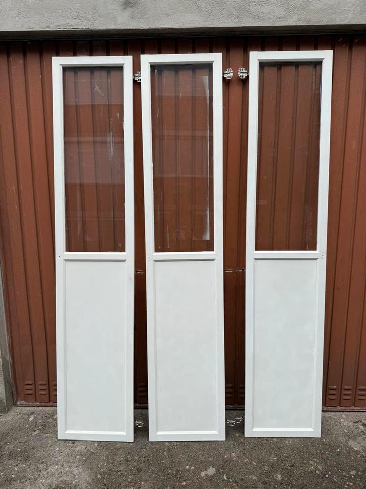 Deuren Ikea Billy Oxberg, Huis en Inrichting, Kasten | Boekenkasten, Gebruikt, Minder dan 50 cm, 150 tot 200 cm, Grenenhout, Ophalen