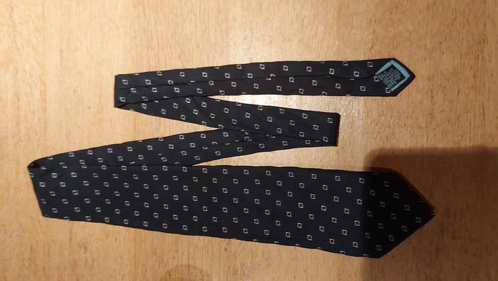 The Statford Collection Tie Rack 100%zijde, Kleding | Heren, Stropdassen, Zo goed als nieuw, Met patroon, Zwart, Ophalen of Verzenden