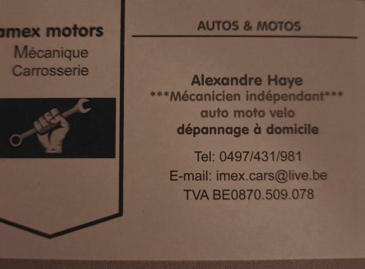 mecanicien auto moto velo, Services & Professionnels, Auto & Moto | Mécaniciens & Garages, Apk-keuring, Réparation de vitre de voiture