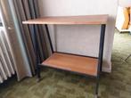 Vintage houten TV tafel, Ophalen, Gebruikt