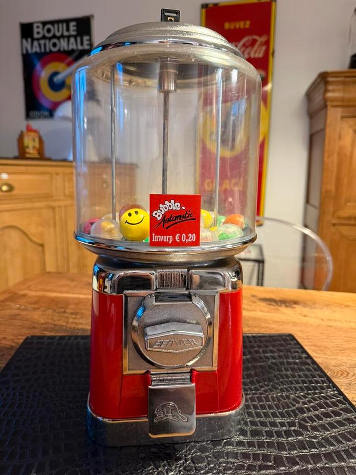 Distributeur à chewing-gum beaver canadien, Verzamelen, Automaten | Overige, Zo goed als nieuw, Ophalen of Verzenden