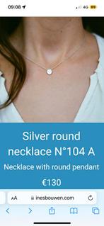 Choker halsketting ontwerper Ines Bouwen zilver, Ophalen of Verzenden, Zilver, Zilver