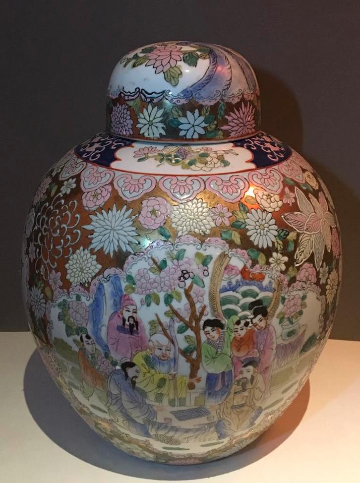 Chinese dekselpot uit de Qing periode, Antiek en Kunst, Antiek | Vazen, Ophalen