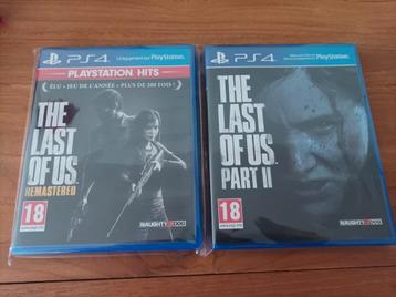 The Last of Us  1 et 2 PS4 en parfait état 