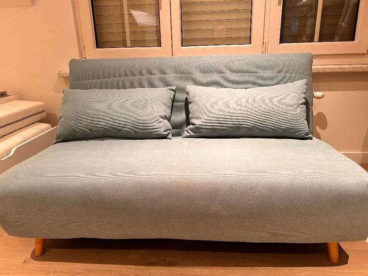 slaapbank - slaapzetel 2 persoons, Huis en Inrichting, Slaapkamer | Slaapbanken, Zo goed als nieuw, 140 cm, 200 cm, Tweepersoons