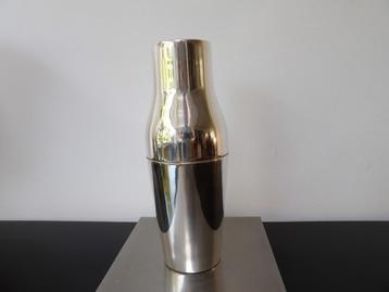 Art Deco Gero/Hollandia Cocktailshaker, verzilverd