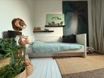 Steigerhouten Bedbank (90x200) met 2 ruime opberglades, Huis en Inrichting, Slaapkamer | Complete slaapkamers, Ophalen, Zo goed als nieuw