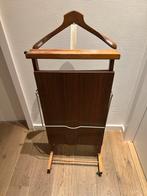 Houten kleerrek / broekenpers, Ophalen, Met wielen, Gebruikt