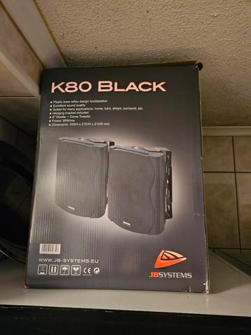 JB Systems - Speakers K80 Black. Nieuwstaat in de doos, Enlèvement, Neuf