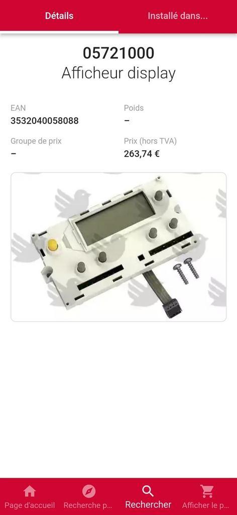 Afficheur Display Bulex isofast, isomax 05721000 (neuf), Collections, Collections Autre, Neuf, Enlèvement ou Envoi