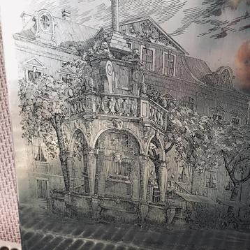 PLAQUE cuivrée  d'art beschikbaar voor biedingen