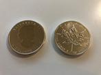 Canadian Silver Maple Leaf 9999, Postzegels en Munten, Zilver, Ophalen