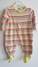 ORCHESTRA - Pyjama rayé blanc/jaune/orange T.12 mois-74cm, Kinderen en Baby's, Babykleding | Maat 74, Nacht- of Onderkleding, Gebruikt