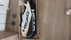 Tennis tas van Head, zwart en wit met gouden strepen., Sport en Fitness, Golf, Ophalen, Zo goed als nieuw, Tas