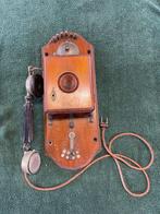 Antieke binnehuis telefoon., Antiquités & Art, Antiquités | Outils & Instruments, Enlèvement