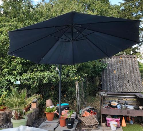 Grote zweefparasol zie beschrijving onderaan, Tuin en Terras, Parasols, Gebruikt, Zweefparasol, Ophalen of Verzenden