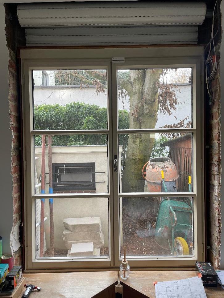 Chassis, Bricolage & Construction, Vitres, Châssis & Fenêtres, Utilisé, Fenêtre de façade ou Vitre, 160 cm ou plus, 120 à 160 cm