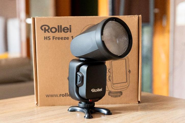 Rollei HS Freeze 1s universele flitser, Audio, Tv en Foto, Foto | Flitsers, Zo goed als nieuw, Kantelbaar, Ophalen