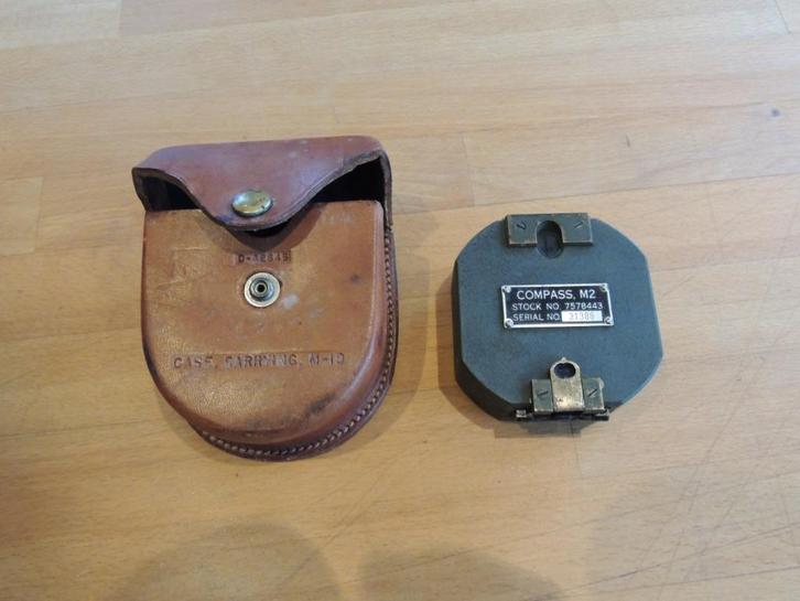 compass m2 us ww2 100% Belgische Ardennen, Verzamelen, Militaria | Tweede Wereldoorlog, Verzenden