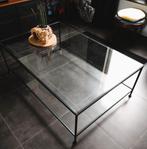 Design salontafel, Maison & Meubles, Tables | Tables de salon, Comme neuf, Métal, 100 à 150 cm, Rectangulaire