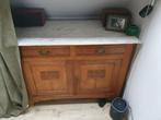 Commode hout en wit marmer, Ophalen