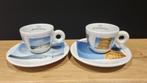 2 tasses et soucoupes à expresso | Illy Art Collection 2017, Enlèvement ou Envoi, Comme neuf, Porcelaine, Tasse et/ou soucoupe