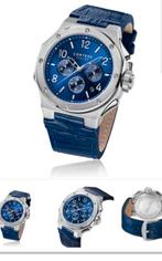 Cortese Chirone Chronograph Quartz, Ophalen, Zo goed als nieuw, Staal, Leer