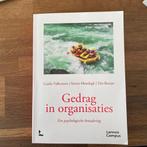 Gedrag in Organisaties, Boeken, Ophalen of Verzenden, Zo goed als nieuw, Lannoo Campus