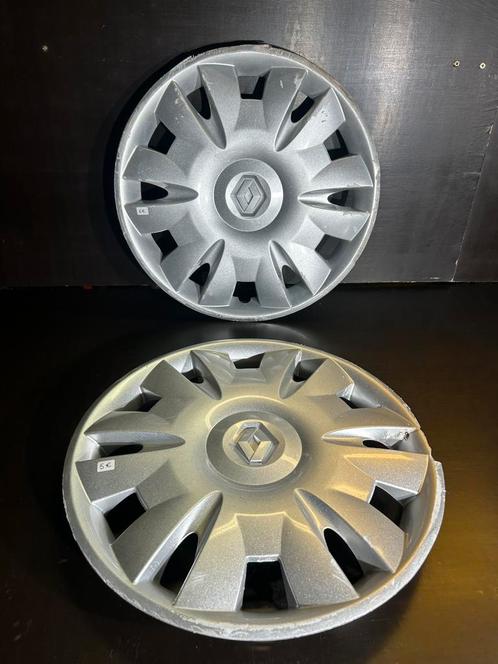 2 Renault clio Megane kangoo twingo 15" wieldoppen, Auto diversen, Wieldoppen, Gebruikt, Ophalen of Verzenden