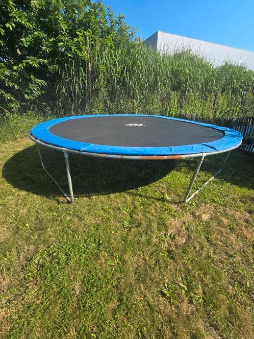 Grote trampoline 4m Megaform, Kinderen en Baby's, Speelgoed | Buiten | Trampolines, Gebruikt, Ophalen of Verzenden