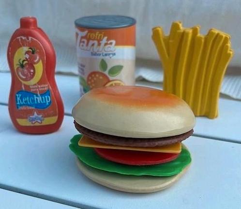 SPEELGOED VOEDSEL IN PLASTIEK, Kinderen en Baby's, Speelgoed | Speelkeukens, Gebruikt, Speelkeuken-accessoire, Kunststof, Ophalen of Verzenden