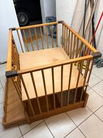 Parc bébé bois de hêtre tres bon état, Enfants & Bébés, Enlèvement, Comme neuf, Tiroir