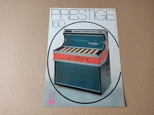 Flyer: NSM Prestige 160 (1973) jukebox, Verzamelen, Automaten | Jukeboxen, Verzenden