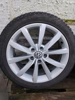 Originele Volkswagen velgen met winterbanden, Auto-onderdelen, Banden en Velgen, Ophalen, Gebruikt, Banden en Velgen, 17 inch