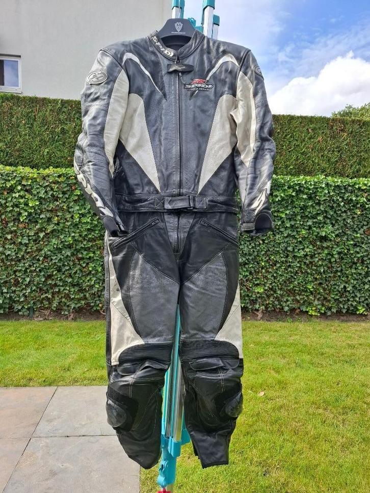 Lederen 2-delig motorpak SPIDI in uitstekende staat, Motoren, Kleding | Motorkleding, Combipak, Heren, Tweedehands, Ophalen