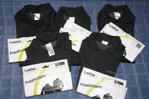 Lot de 5 sous-vêtements thermiques noirs Decathlon 10 ans, Sport en Fitness, Skiën en Langlaufen, Zo goed als nieuw, Kleding, Ski