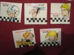 Sticker decal x 5 Robbedoes Club, Verzenden, Zo goed als nieuw, Strip of Tekenfilm