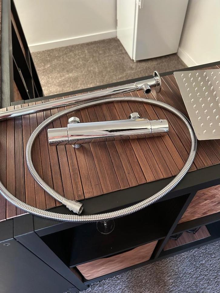 Paffoni thermostatische douchekraan, Doe-het-zelf en Bouw, Sanitair, Gebruikt, Kraan, Chroom, Ophalen of Verzenden