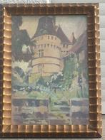 huile sur panneau signe mathilde de monceau de bergendal, Antiek en Kunst, Ophalen of Verzenden