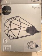 2 lampes suspendues noires, Enlèvement ou Envoi, Comme neuf