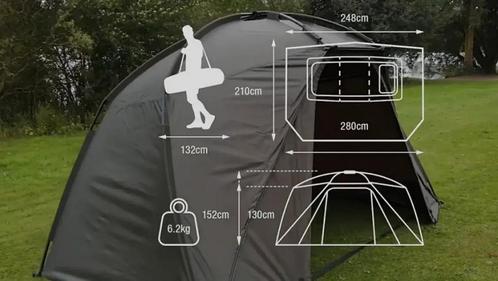 Nash Titan Hide XL - full option, Watersport en Boten, Hengelsport | Karpervissen, Zo goed als nieuw, Complete set, Ophalen