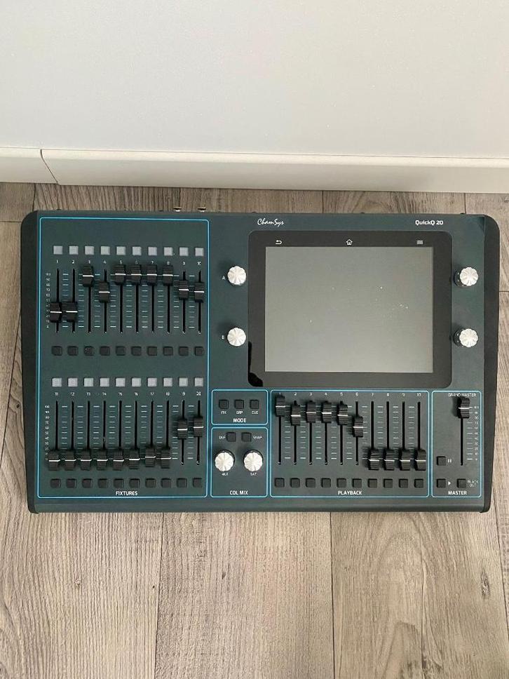 ChamSys QuickQ 20, Muziek en Instrumenten, Versterkers | Keyboard, Monitor en PA, Zo goed als nieuw, Overige typen, Ophalen