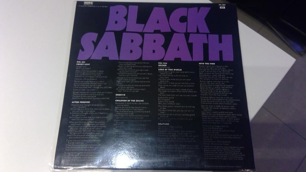 Vinyl Black sabbath, Enlèvement, Utilisé, 12 pouces, Pop rock