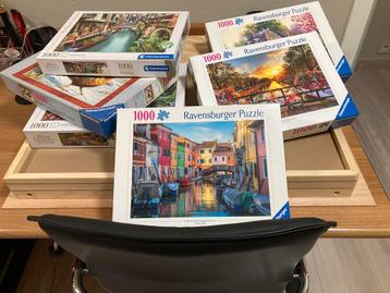 Puzzels 1000 - 1500 stuks beschikbaar voor biedingen