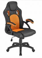 Gaming/burostoel, Maison & Meubles, Chaises de bureau, Neuf, Chaise de bureau de gaming, Enlèvement, Orange