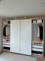 Dressing IKEA sur mesure avec portes coulissantes et LED, Huis en Inrichting, Kasten | Kleerkasten, Ophalen, Zo goed als nieuw