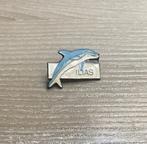 PIN - ILIAS - DOLFIJN - DAUPHIN - DOLPHIN, Collections, Envoi, Utilisé, Animal et Nature, Insigne ou Pin's